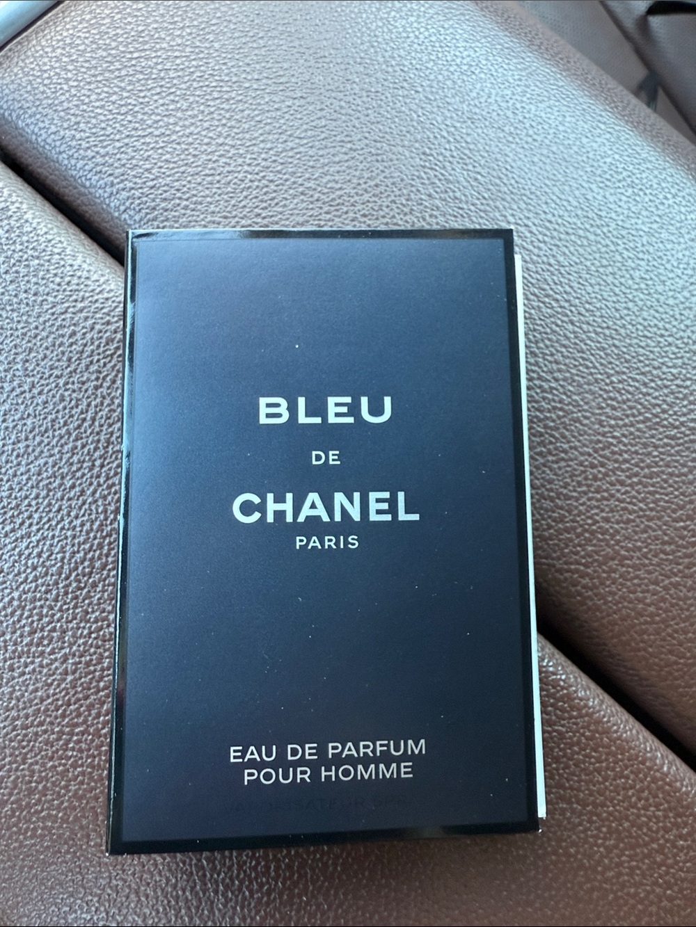 Bleu de Chanel pour homme sample